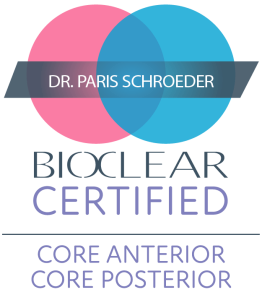 Bioclear certified logo for Family First Dental